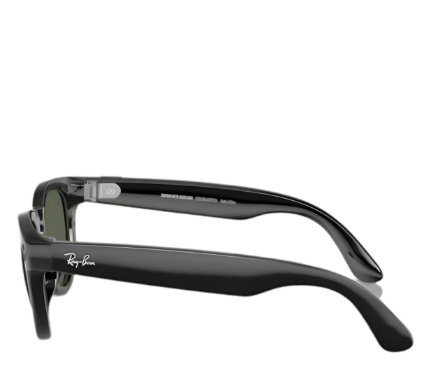 Meta Ray-Ban Headliner - Low Bridge Fit (Plano Green/Shiny Black) - 1322493 - zdjęcie 5